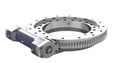 Tipe Berpagar Slewing Drive Seri W - AOXUAN Bearing manufaktur peredam Rotary Worm Gear terkemuka 