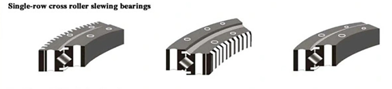 Single-row cross roller slewing bearings